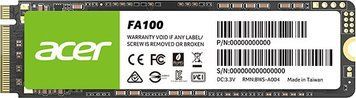 SSD диск Acer FA100 256ГБ PCIe 3.0 x4 М.2 2280 3D TLC (BL.9BWWA.118) H00000261888 фото