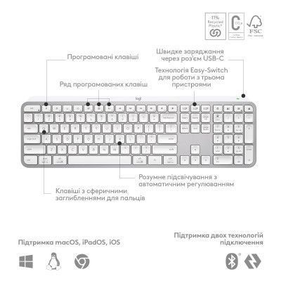 Клавіатура Logitech (920-011588) H00000412585 фото