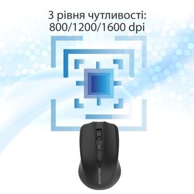 Мышь Promate (clix-8.black) H00000457029 фото