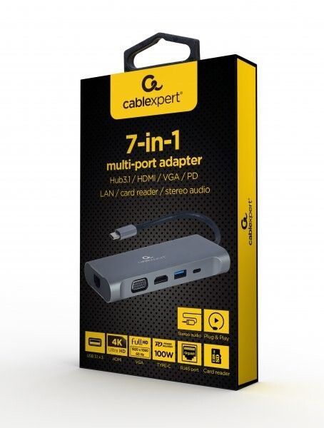 USB-хаб Cablexpert (A-CM-COMBO7-01) H00000239477 фото
