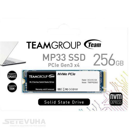 SSD диск Team MP33 256ГБ PCIe 3.0 x4 M.2 2280 3D NAND TLC (TM8FP6256G0C101) H00000032192 фото