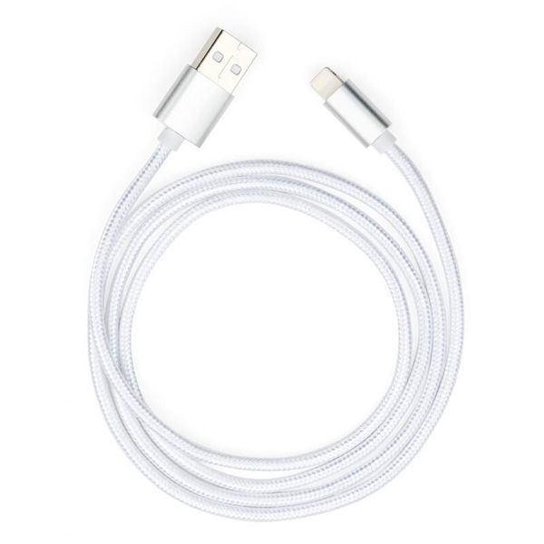 Кабель Vinga USB Type A - Apple Lightning 1 м USB 2.0 (VCPDCLNB1S) H00000204199 фото