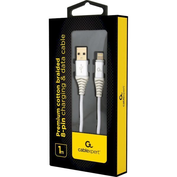 Кабель Cablexpert USB Type A - Apple Lightning 1 м USB 2.0 (CC-USB2B-AMLM-1M-BW2) H00000179846 фото