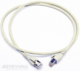 Патч-корд Corning SF/UTP Cat. 5e 10 м LSZH Серый (CCADGF-D1002-A100-C0) H00000014114 фото