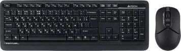 Клавіатура + миша A4Tech бездротова (FG1012S (Black)) H00000303212 фото