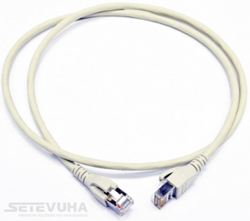 Патч-корд Corning SF/UTP Cat. 5e 10 м LSZH Серый (CCADGF-D1002-A100-C0) H00000014114 фото