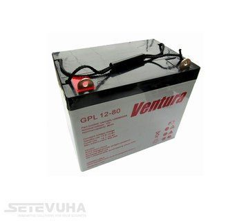 Акумуляторна батарея Ventura 80 Аг AGM 12 В (GPL 12-80) H00000029765 фото