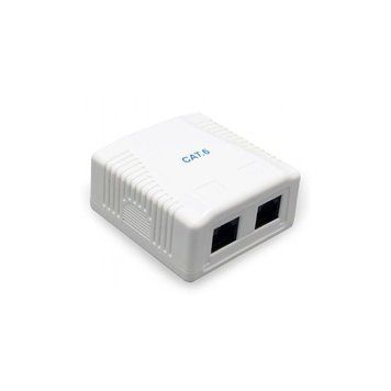 Розетка Cablexpert двойная (NCAC-2F6-01) H00000100876 фото