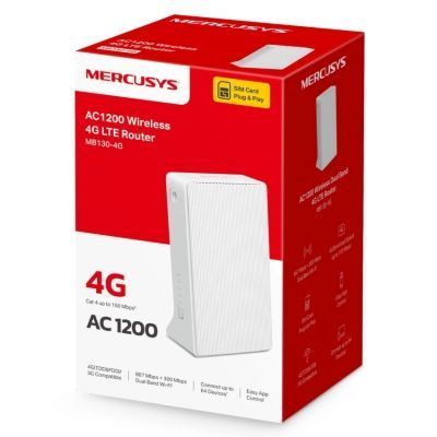 Бездротовий маршрутизатор Mercusys (MB130-4G) H00000439216 фото