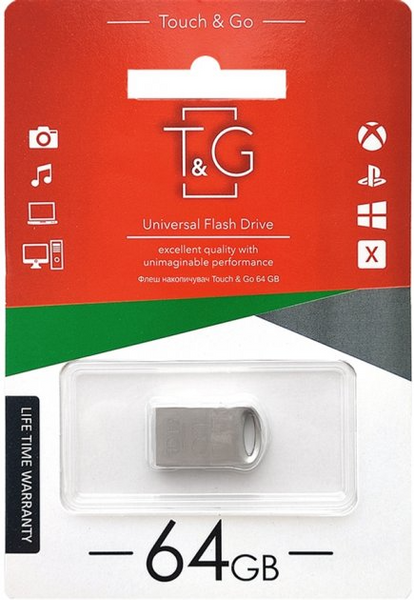 Флеш пам'ять USB T&G 64ГБ USB 2.0 (TG105-64G) H00000230908 фото