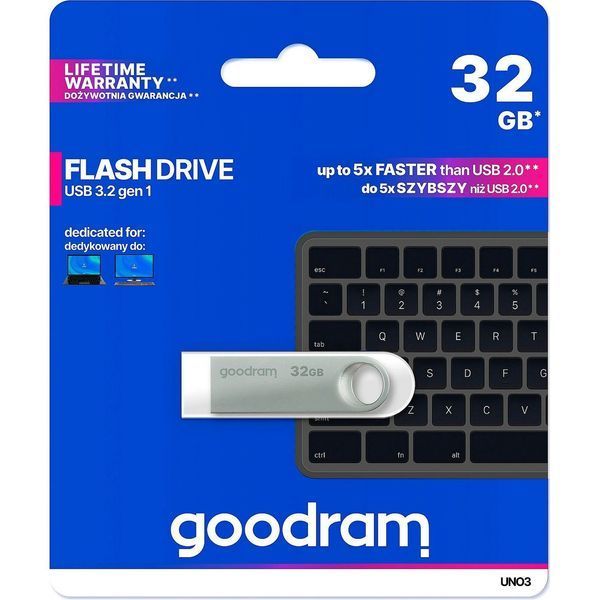 Флеш память USB GOODRAM (UNO3-0320S0R11) H00000425979 фото