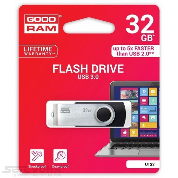Флеш память USB GOODRAM UTS3 32ГБ USB 3.0 (UTS3-0320K0R11) H00000041209 фото