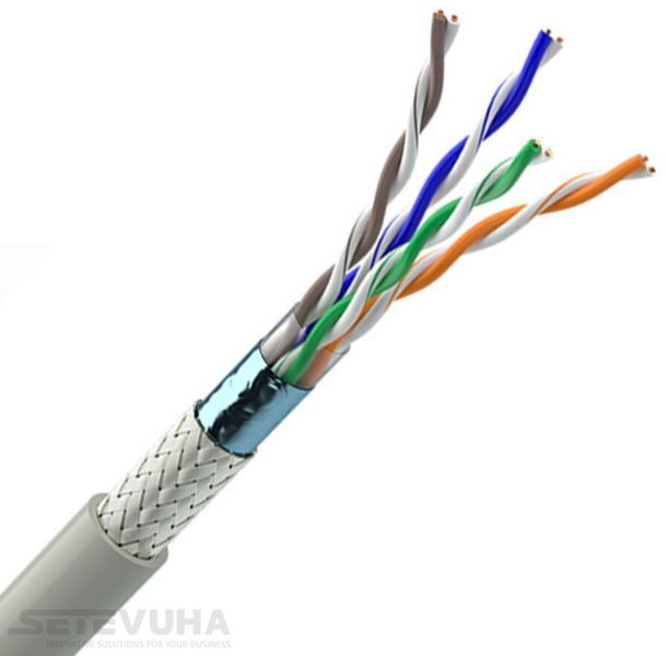 Кабель вита пара OK-Net SF/UTP Cat 5e PVC 4 х 2 х 0.51 (49951m305) H00000001846 фото