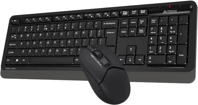 Клавіатура + миша A4Tech бездротова (FG1012S (Black)) H00000303212 фото