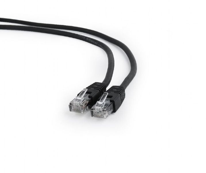 Патч-корд Cablexpert UTP Cat. 6 2 м PVC Черный (PP6U-2M/BK) H00000100763 фото