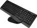Клавіатура + миша A4Tech бездротова (FG1012S (Black)) H00000303212 фото 2