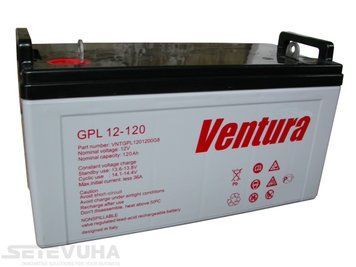 Акумуляторна батарея Ventura 120 Аг AGM 12 В (GPL 12-120) H00000029768 фото