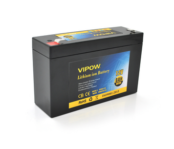 Аккумуляторная батарея Vipow 8 Ач Li-ion 12 В (VP-1280LI) H00000302735 фото