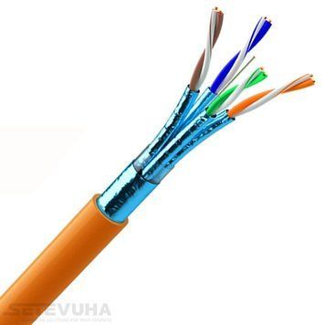 Кабель вита пара OK-Net F/FTP Cat 7 LSZH 4 х 2 х 0.56 (7935043m305) H00000005467 фото