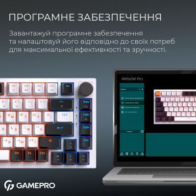 Клавиатура GamePro (MK160W Pro) H00000489167 фото