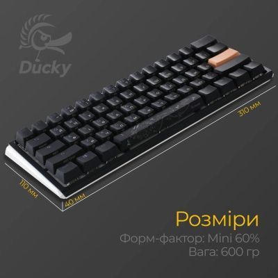 Клавіатура Ducky (DKON2161ST-BUAPXCLAWSC1) H00000457620 фото