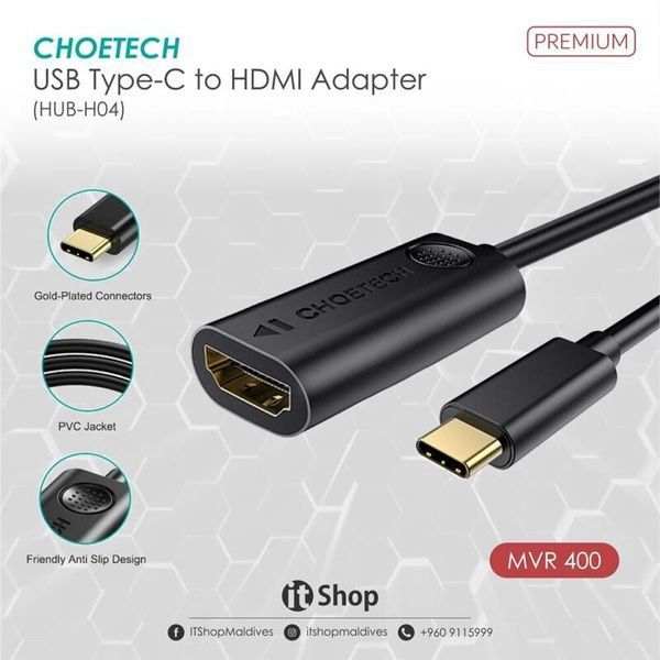 Адаптер-перехідник Choetech (HUB-H04) H00000368872 фото