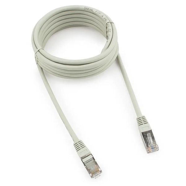 Патч корд Cablexpert FTP Cat. 5e 3 м PVC Сірий (PP22-3M) H00000166627 фото