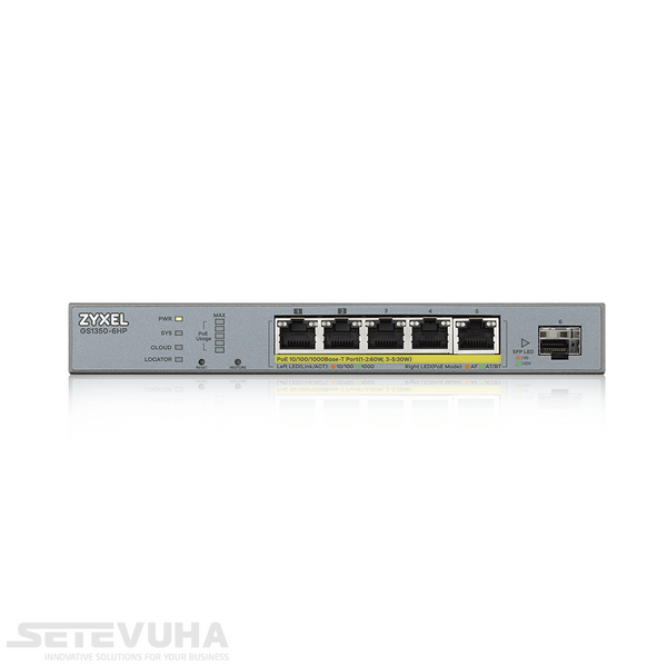 Комутатор ZyXEL L2 PoE (GS1350-26HP-EU0101F) H00000022979 фото