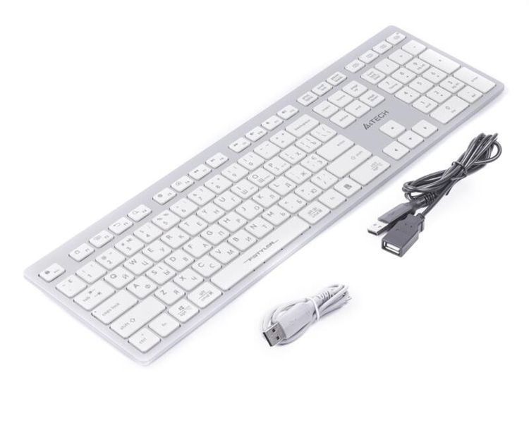Клавіатура A4Tech (FBX50C (White)) H00000364796 фото
