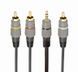 Кабель Cablexpert mini-jack 3.5 мм - 3*RCA 1.5 м (CCAP-4P3R-1.5M) H00000179965 фото 1