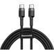 Кабель BASEUS USB Type C - USB Type C 1 м USB 2.0 (CATKLF-GG1) H00000180335 фото 1