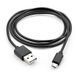 Кабель Vinga USB Type A - USB Micro-B 5 Pin 1 м USB 2.0 (VCPDCM1BK) H00000204203 фото 2