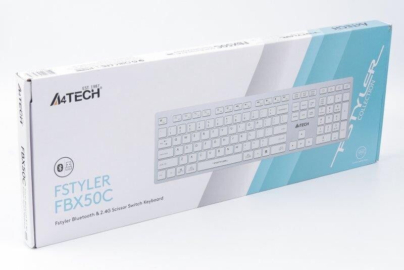 Клавіатура A4Tech (FBX50C (White)) H00000364796 фото
