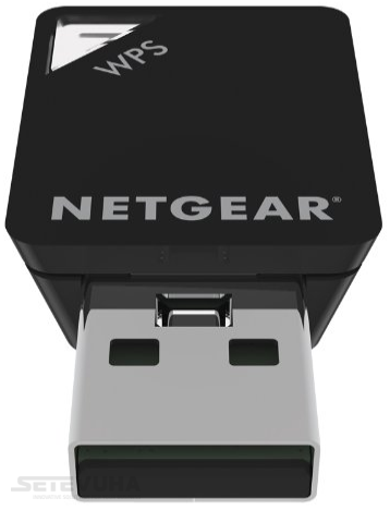 Бездротовий USB адаптер Netgear Двохдіапазонний (A6100-100PES) H00000003038 фото