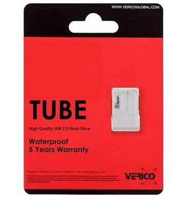 Флеш пам'ять USB Verico Tube 64ГБ USB 2.0 (1UDOV-P8WE63-NN) H00000160253 фото