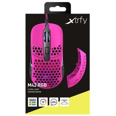 Мышь Xtrfy M42 RGB проводная игровая (XG-M42-RGB-PINK) H00000457321 фото