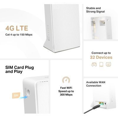 Бездротовий маршрутизатор Mercusys (MB110-4G) H00000439218 фото