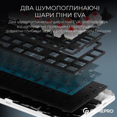 Клавіатура GamePro (MK210W Pro) H00000489168 фото