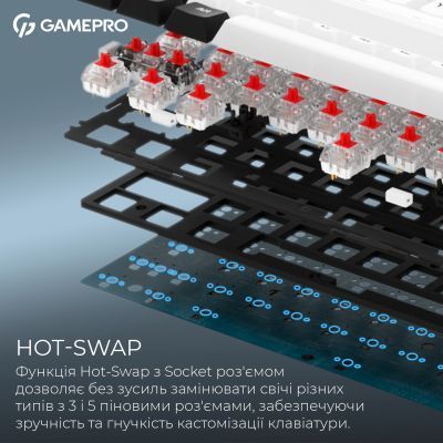 Клавіатура GamePro (MK210W Pro) H00000489168 фото