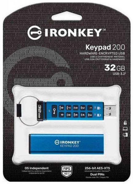 Флеш пам'ять USB Kingston (IKKP200/32GB) H00000426007 фото