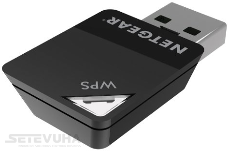 Бездротовий USB адаптер Netgear Двохдіапазонний (A6100-100PES) H00000003038 фото