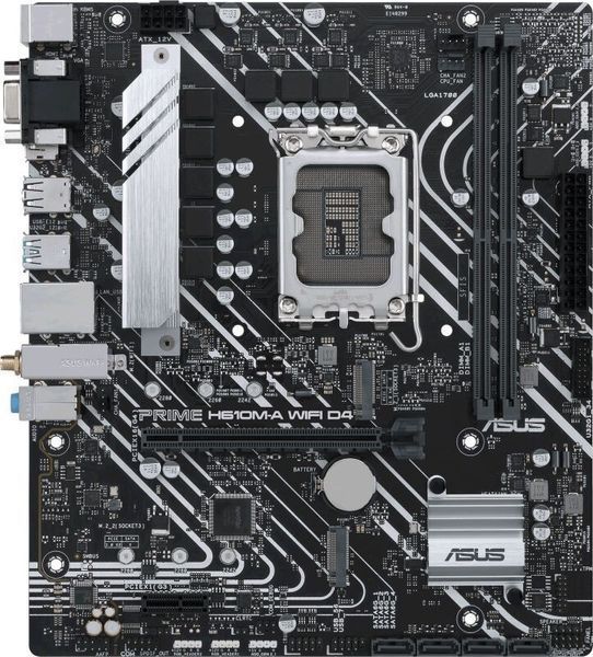 Материнская плата ASUS 1700 (PRIME H610M-A WIFI D4) H00000252115 фото