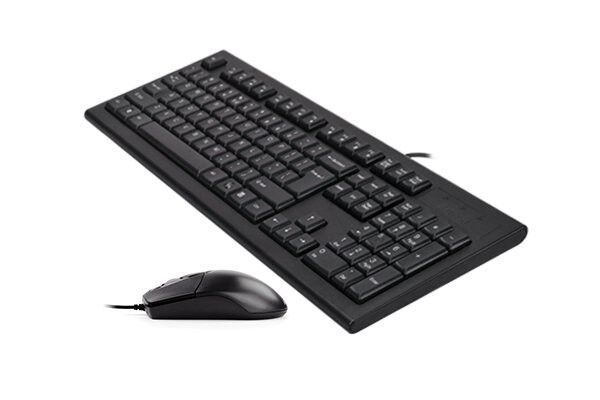 Клавіатура + миша A4Tech провідна (KR-8572S (Black)) H00000303216 фото