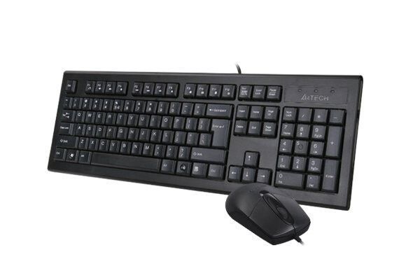 Клавіатура + миша A4Tech провідна (KR-8572S (Black)) H00000303216 фото