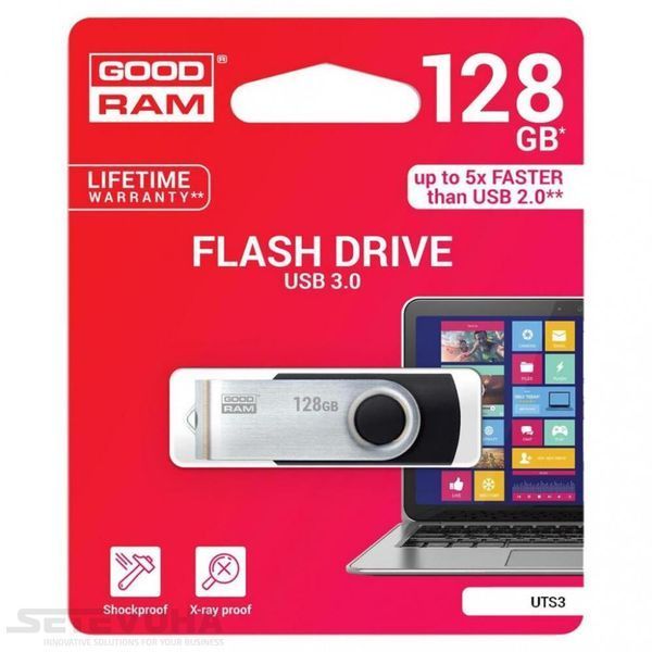 Флеш память USB GOODRAM UTS3 128ГБ USB 3.0 (UTS3-1280K0R11) H00000042656 фото
