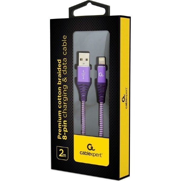 Кабель Cablexpert USB Type A - Apple Lightning 2 м USB 2.0 (CC-USB2B-AMLM-2M-PW) H00000179852 фото
