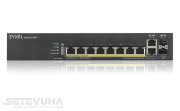 Коммутатор ZyXEL L2 PoE (GS1920-8HPV2-EU0101F) H00000022988 фото