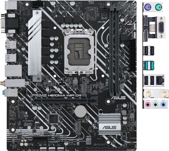 Материнская плата ASUS 1700 (PRIME H610M-A WIFI D4) H00000252115 фото