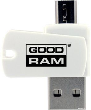 Картрідер GOODRAM USB Type A - USB Micro -B - MicroSD (AO20-MW01R11) H00000051475 фото