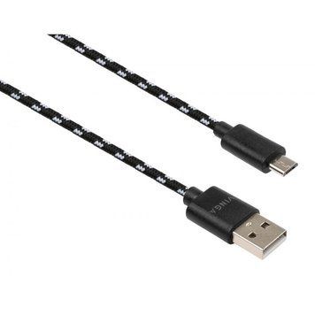 Кабель Vinga USB Type A - USB Micro-B 5 Pin 1 м USB 2.0 (VCPDCMBN31BK) H00000204206 фото